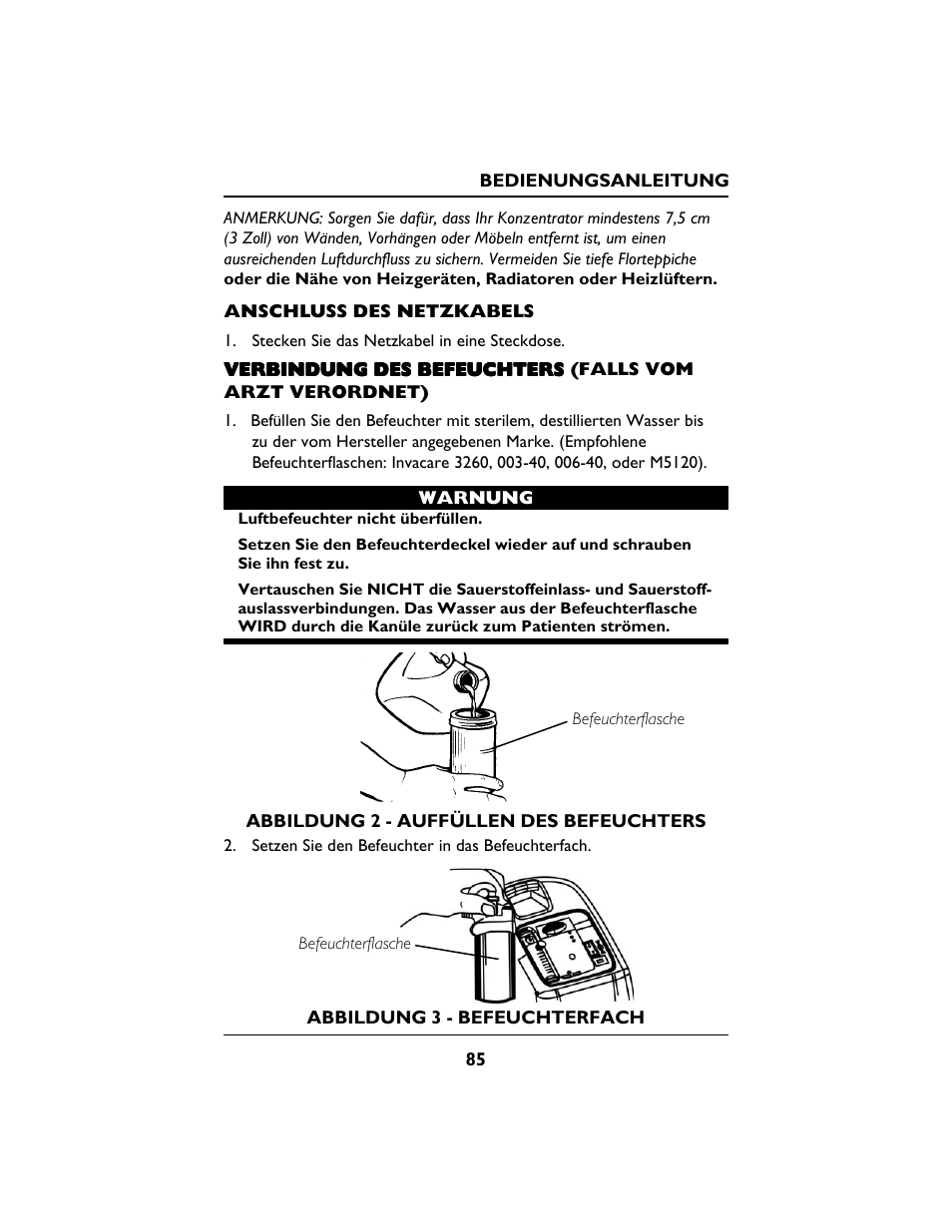 Invacare PLATINUM 5 User Manual | Page 85 / 148