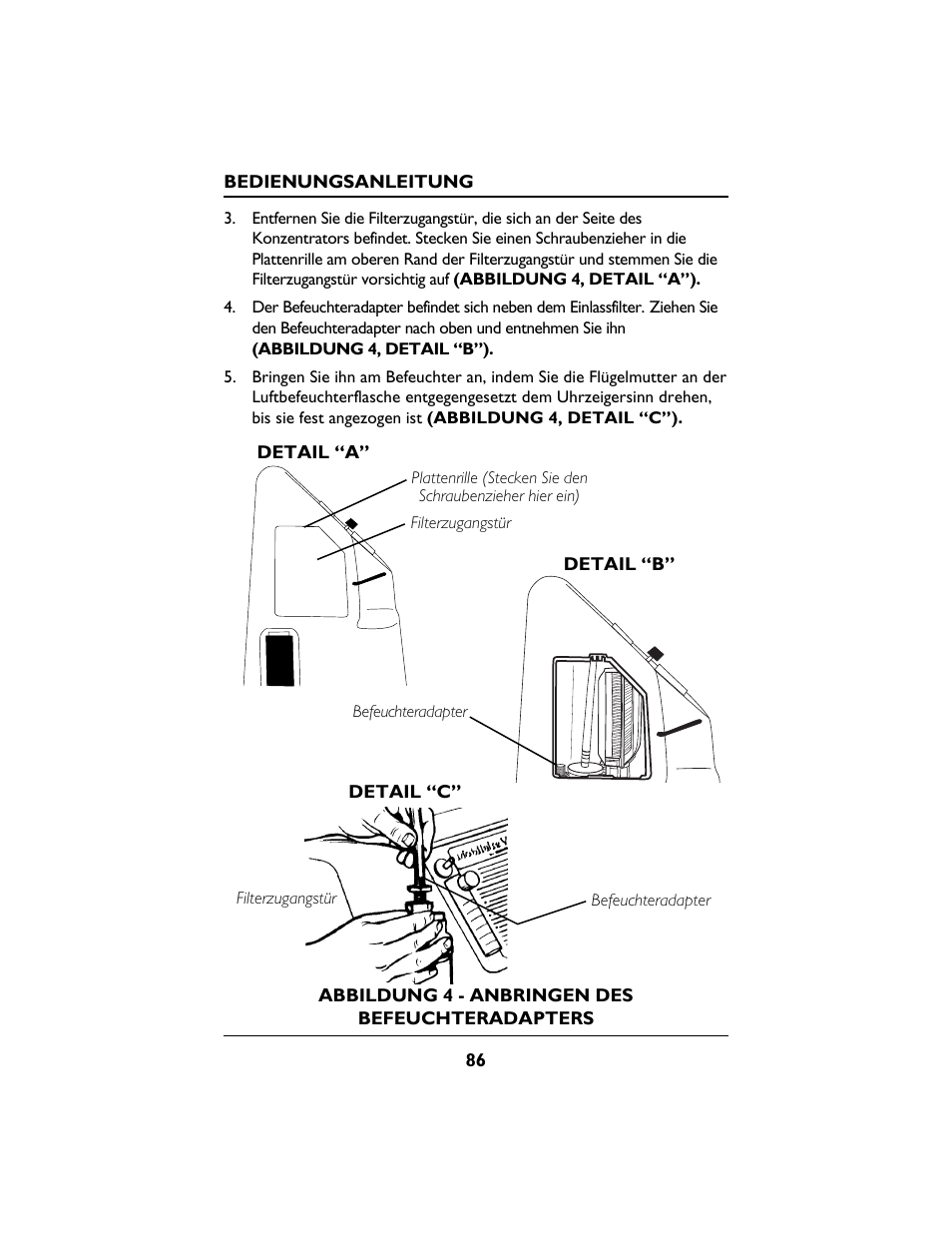 Invacare PLATINUM 5 User Manual | Page 86 / 148