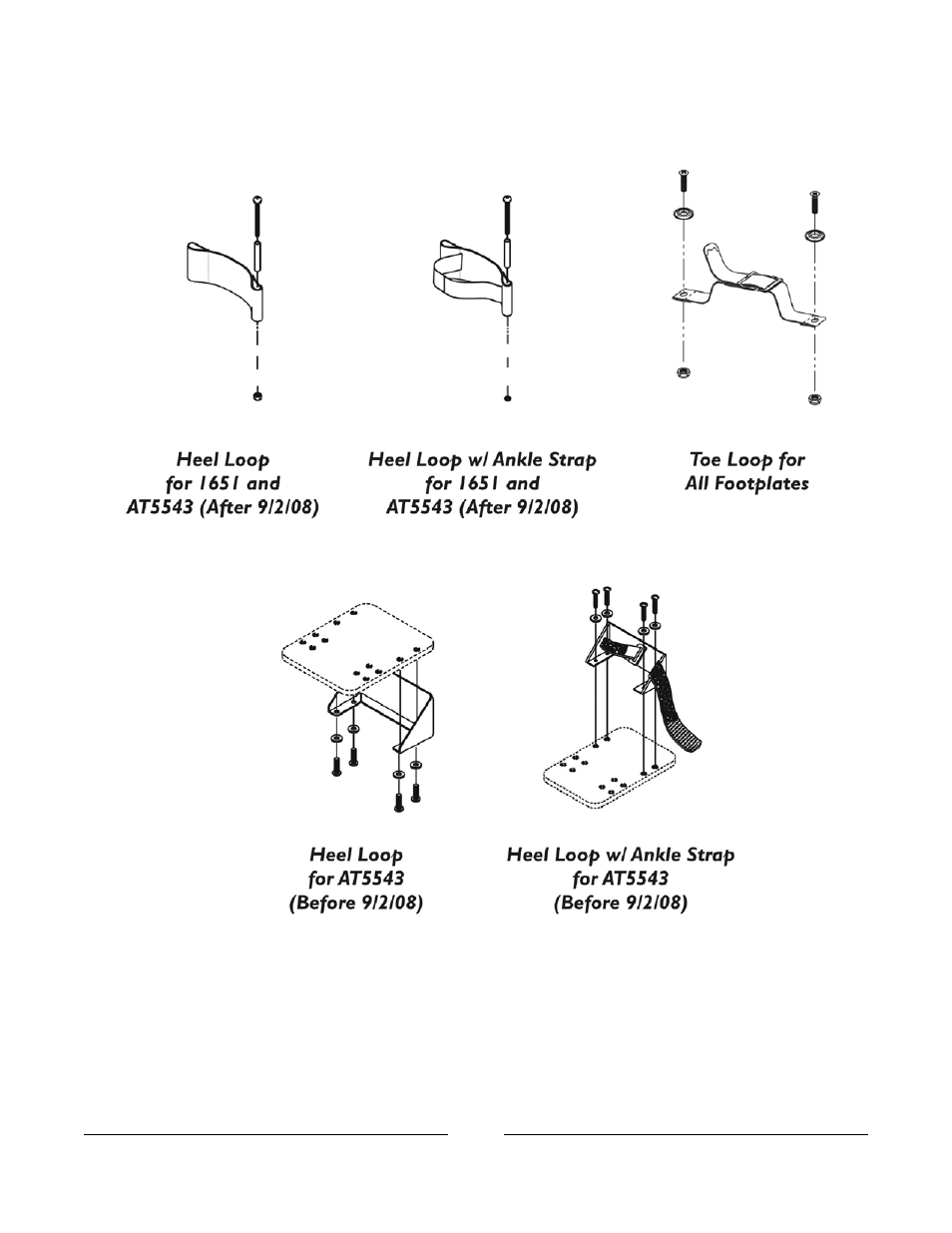 Heel and toe loops | Invacare A-TTM User Manual | Page 76 / 84