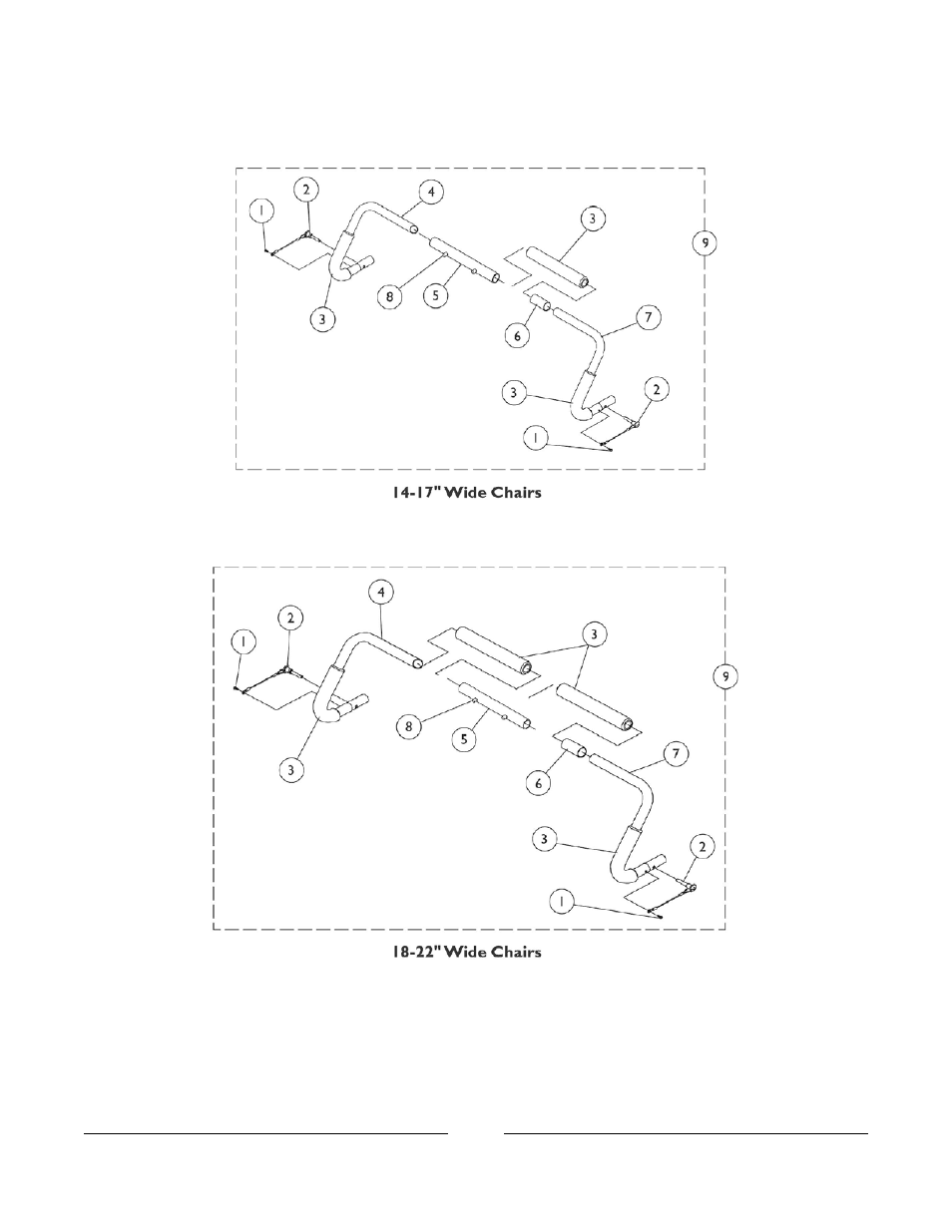 Stroller handles - 1483 | Invacare A-TTM User Manual | Page 80 / 84