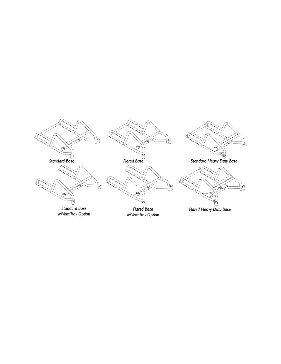 Base frames | Invacare A-TTM User Manual | Page 9 / 84
