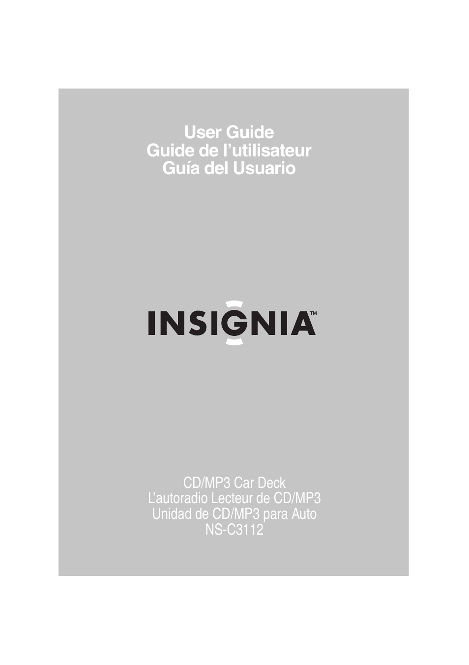 Insignia NS-C3112 User Manual | 136 pages