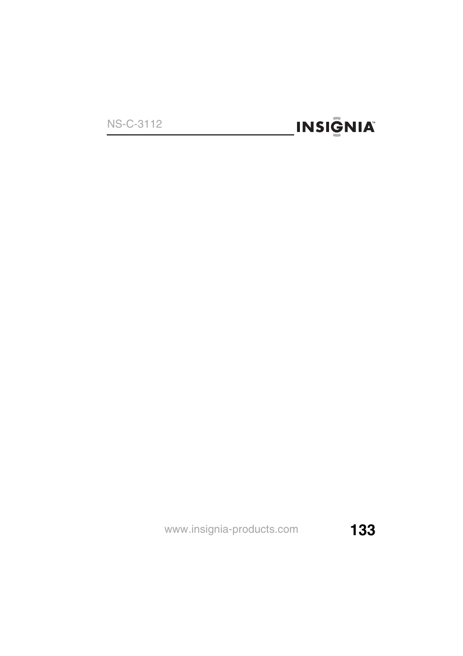 Insignia NS-C3112 User Manual | Page 135 / 136