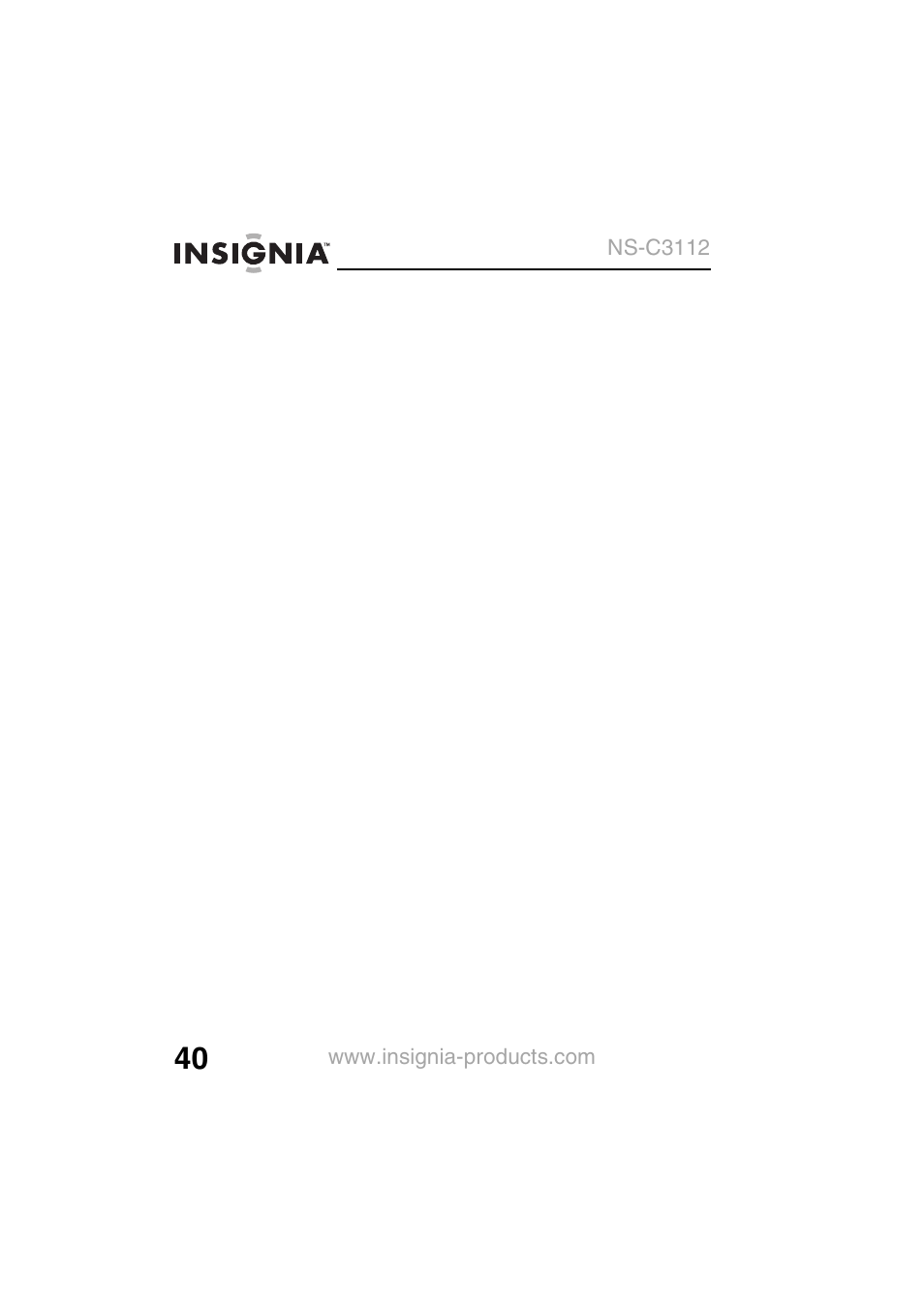 Insignia NS-C3112 User Manual | Page 42 / 136