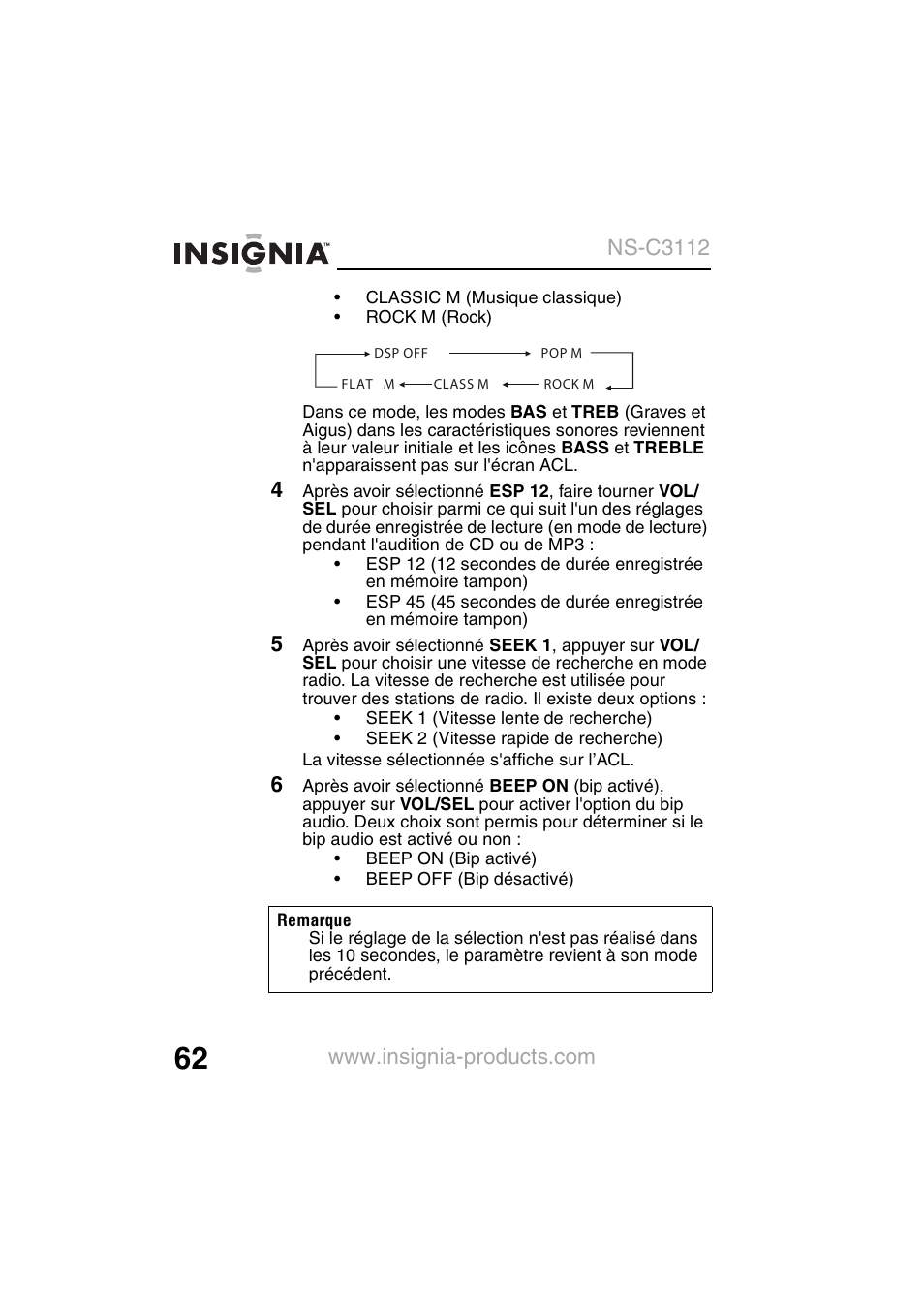 Insignia NS-C3112 User Manual | Page 64 / 136