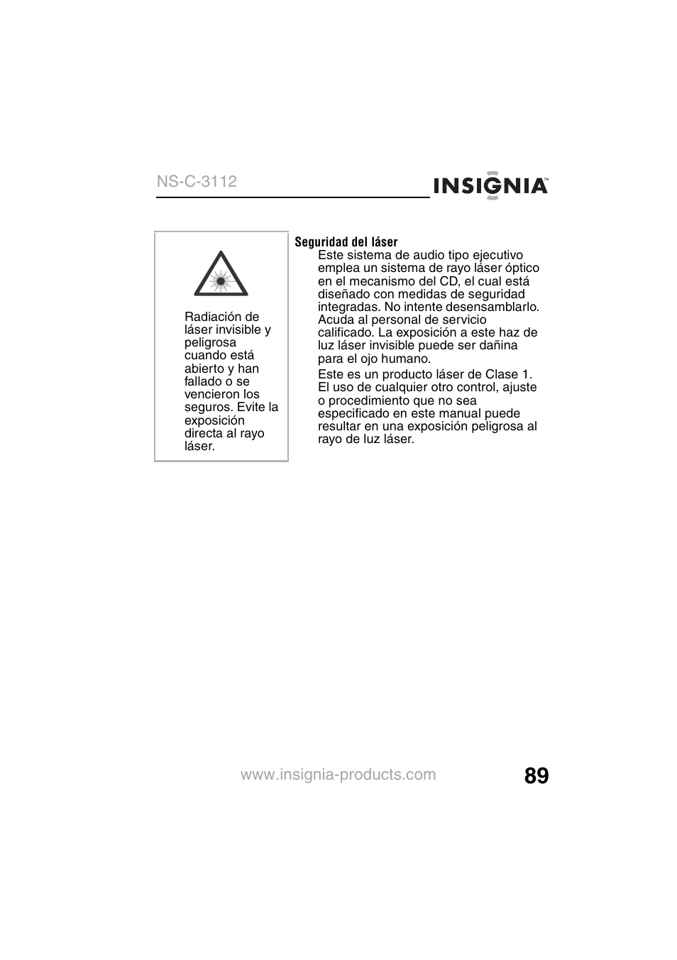 Insignia NS-C3112 User Manual | Page 91 / 136