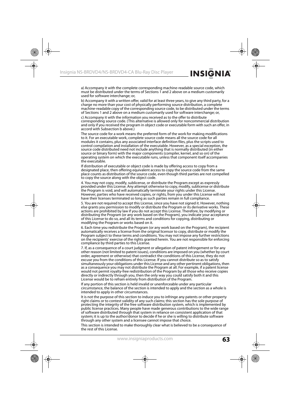 Insignia NS-BRDVD4-CA User Manual | Page 63 / 73