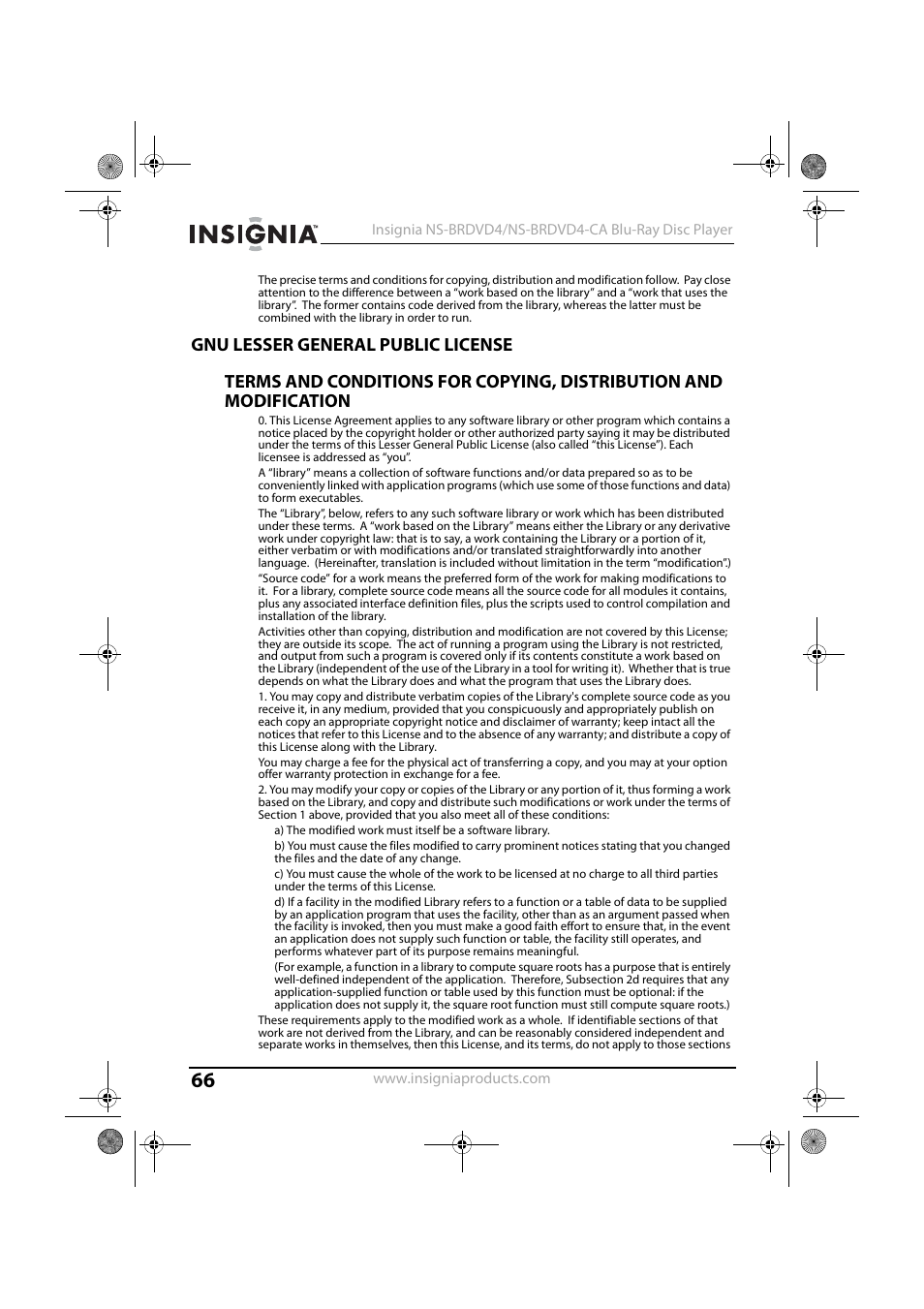 Gnu lesser general public license | Insignia NS-BRDVD4-CA User Manual | Page 66 / 73