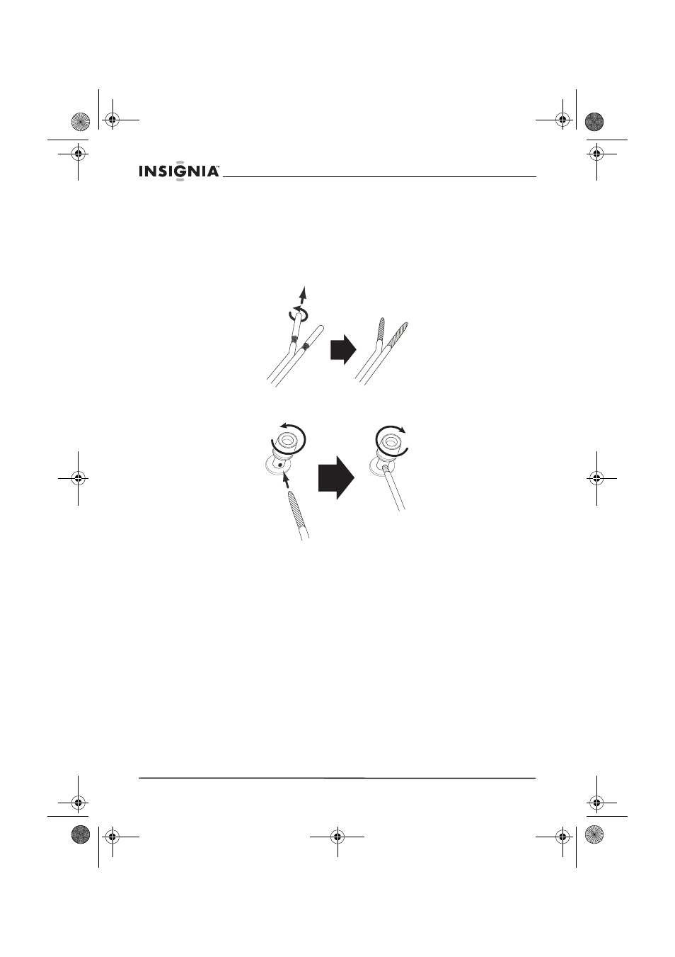 Installation des haut-parleurs d’étagère, Pour connecter les haut-parleurs à l’amplificateur | Insignia NS-B2111 User Manual | Page 8 / 16