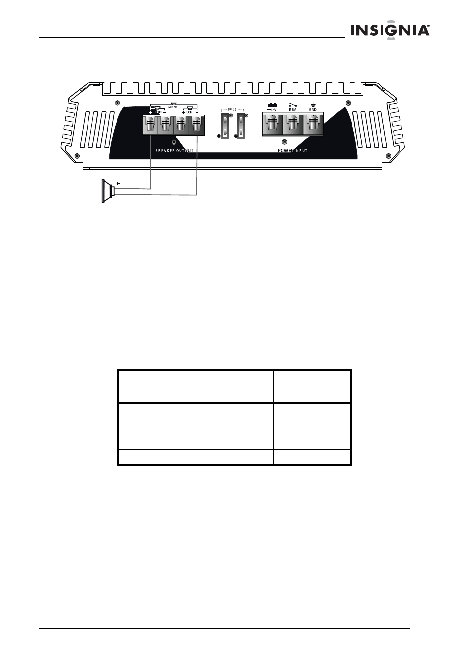 Connexions en mode mono, Fonctionnement tri-modal, Connexions en mode mono fonctionnement tri-modal | Insignia NS-A1000 User Manual | Page 27 / 52