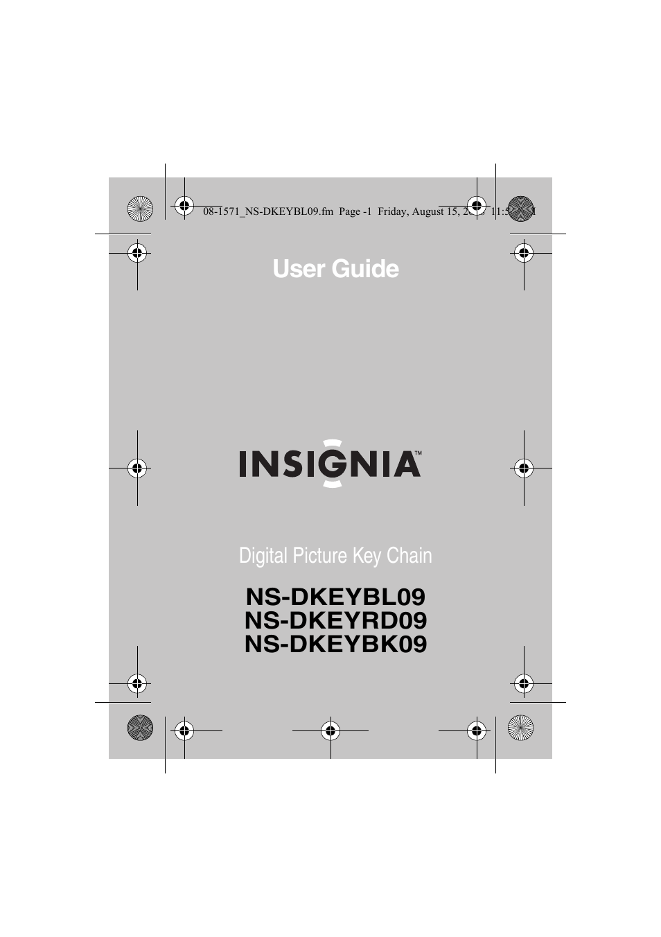 Insignia NS-DKEYBL09 User Manual | 36 pages