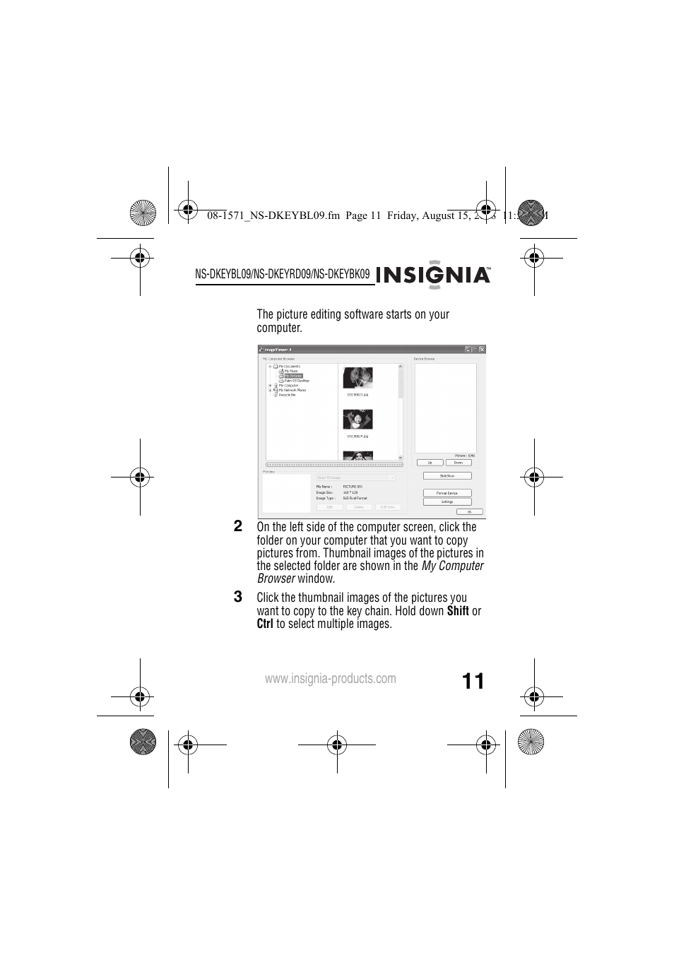 Insignia NS-DKEYBL09 User Manual | Page 13 / 36