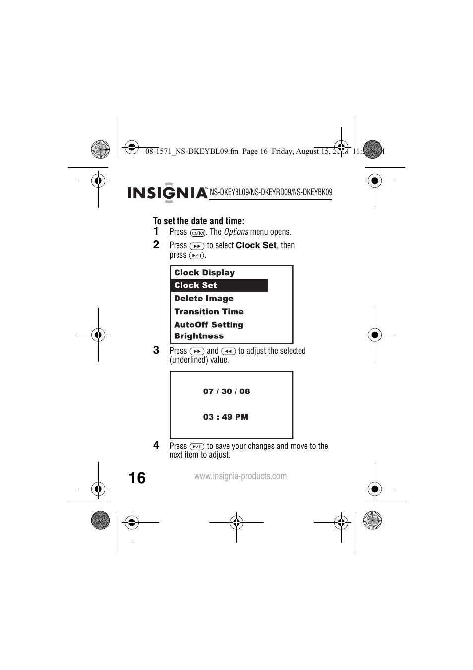 Insignia NS-DKEYBL09 User Manual | Page 18 / 36