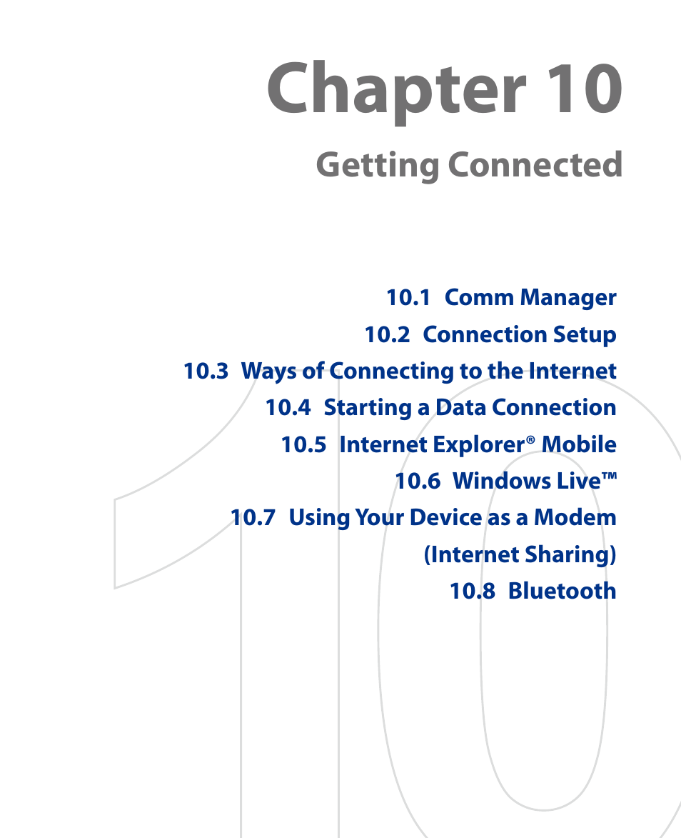 Chapter 10 getting connected, Chapter 10, Getting connected | Insignia X7510 User Manual | Page 143 / 241