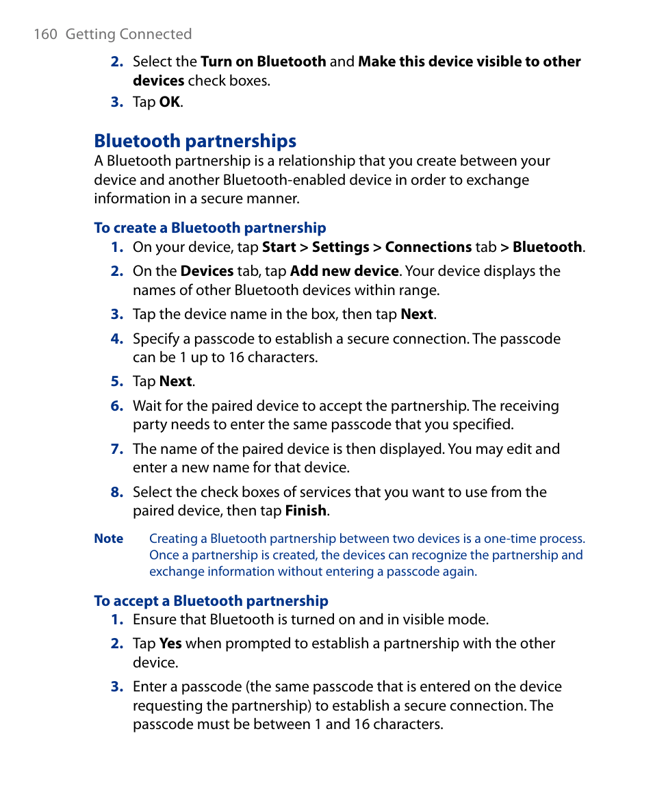 Bluetooth partnerships | Insignia X7510 User Manual | Page 160 / 241