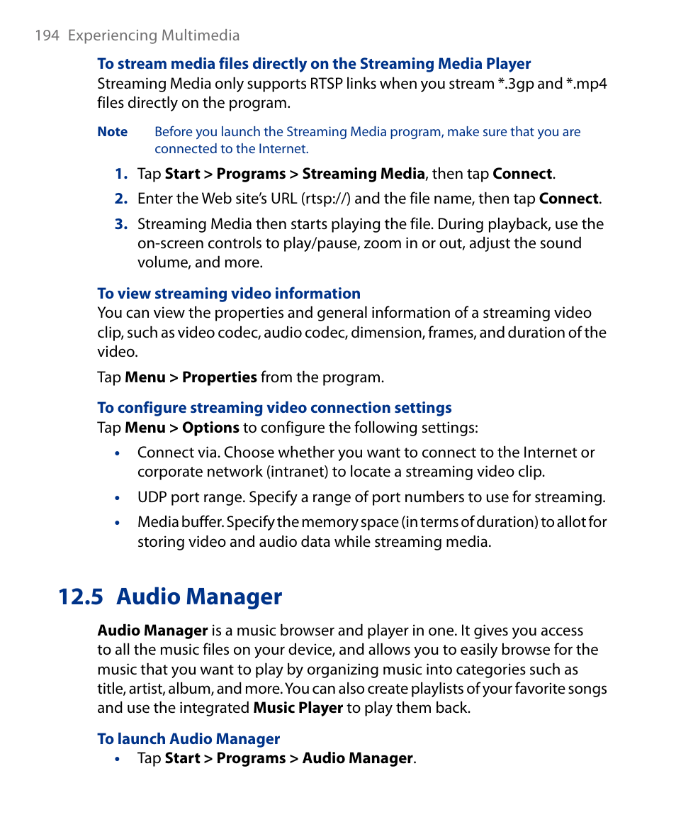 5 audio manager | Insignia X7510 User Manual | Page 194 / 241