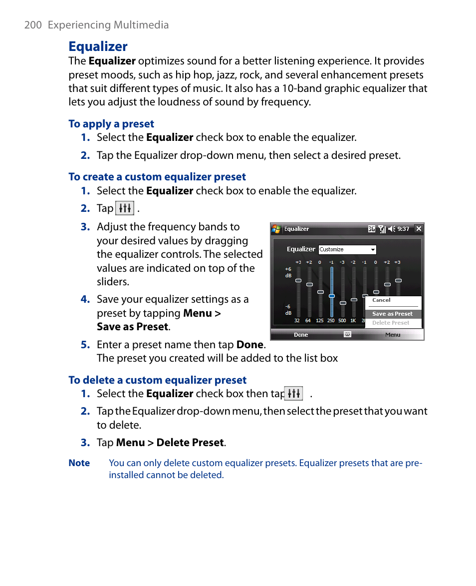 Equalizer | Insignia X7510 User Manual | Page 200 / 241