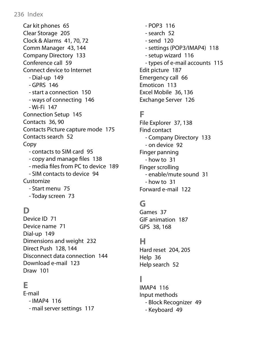 Insignia X7510 User Manual | Page 236 / 241