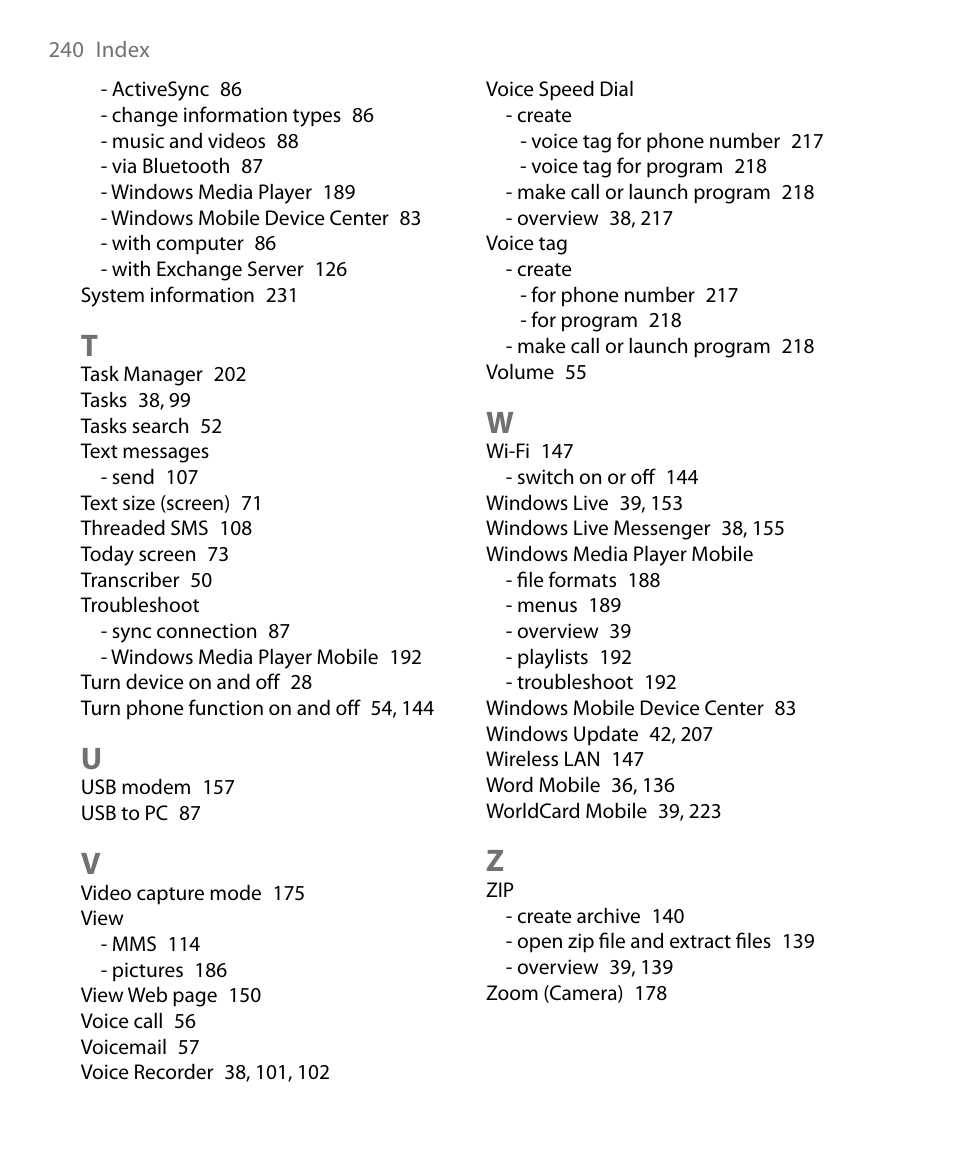 Insignia X7510 User Manual | Page 240 / 241