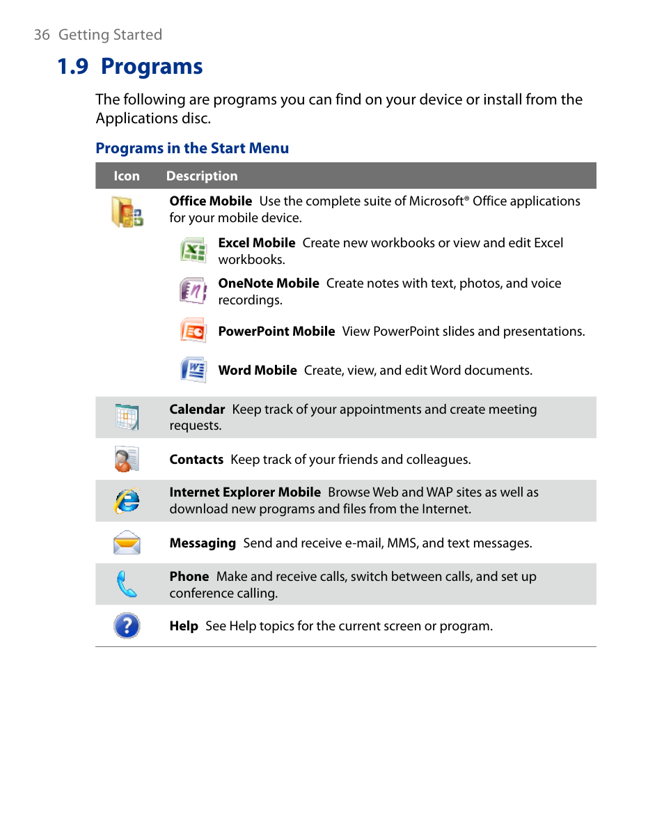 9 programs | Insignia X7510 User Manual | Page 36 / 241