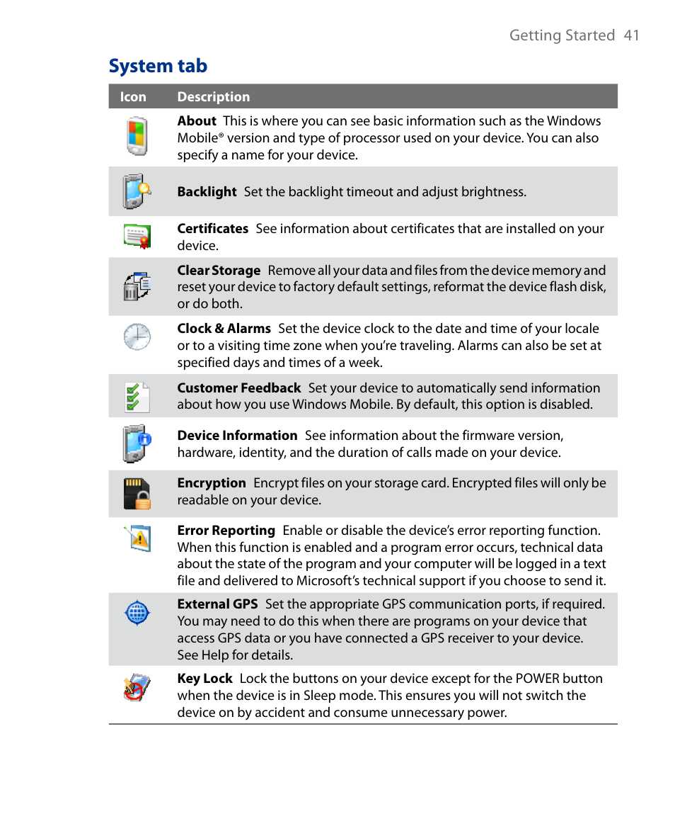 System tab | Insignia X7510 User Manual | Page 41 / 241