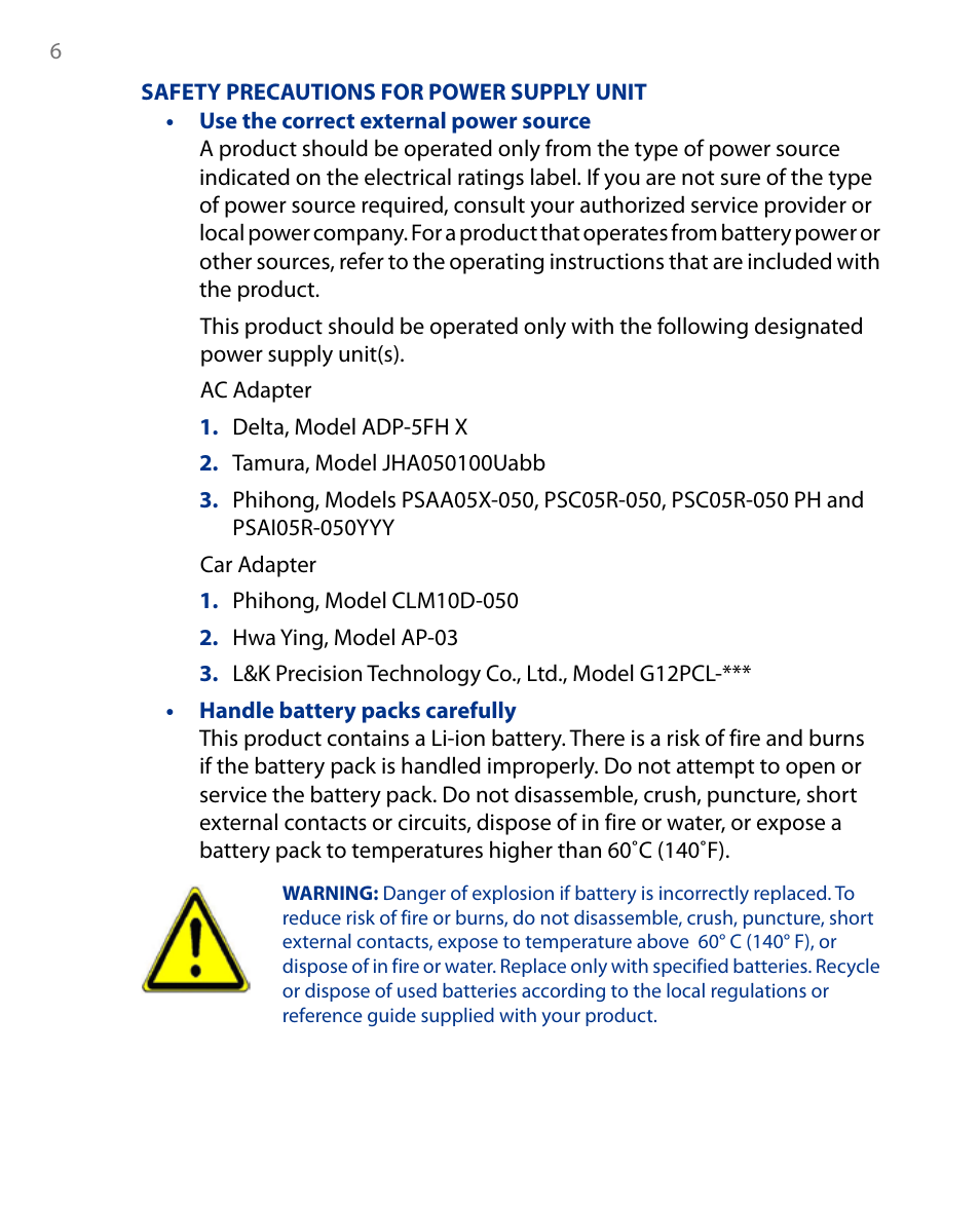 Insignia X7510 User Manual | Page 6 / 241