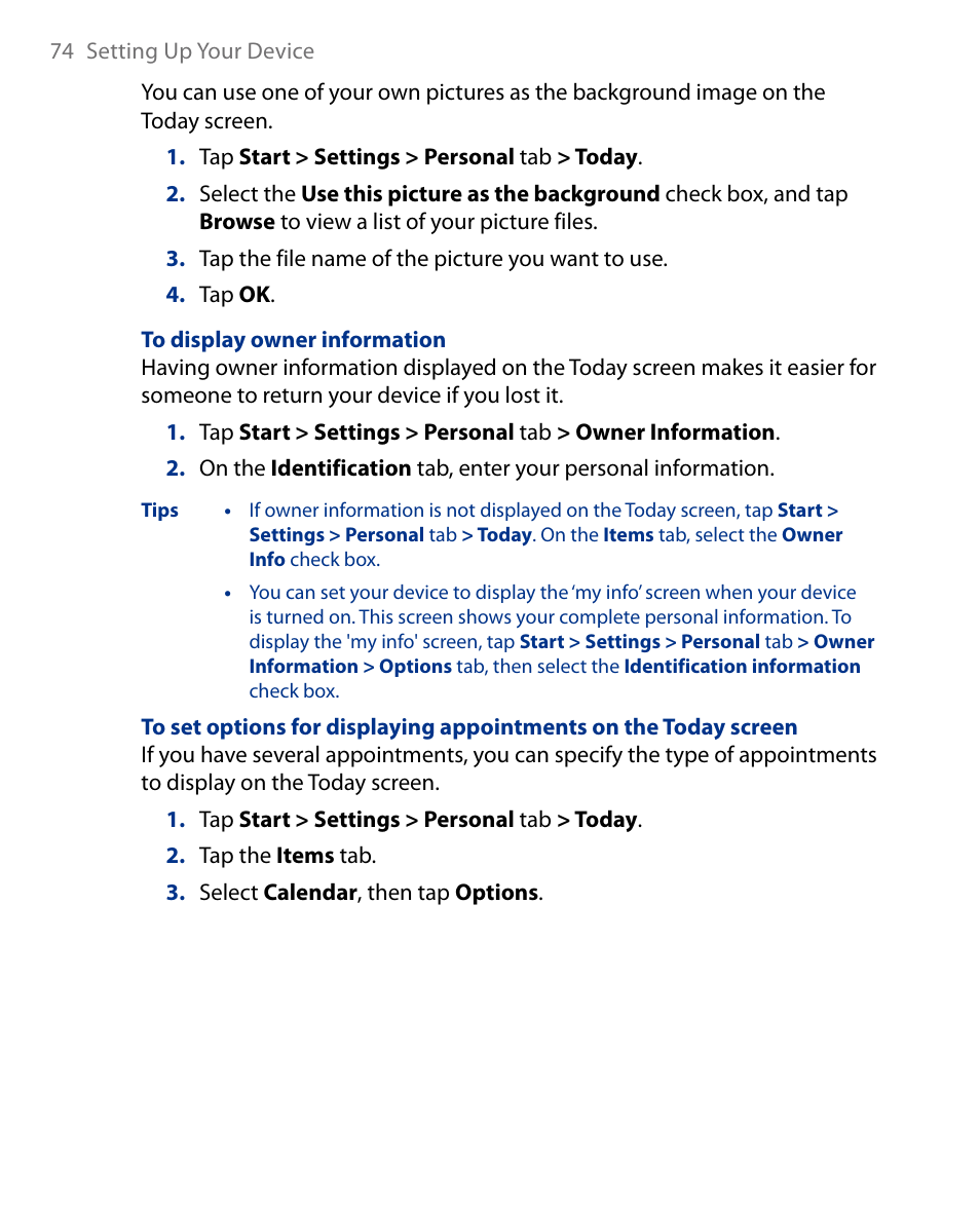 Insignia X7510 User Manual | Page 74 / 241