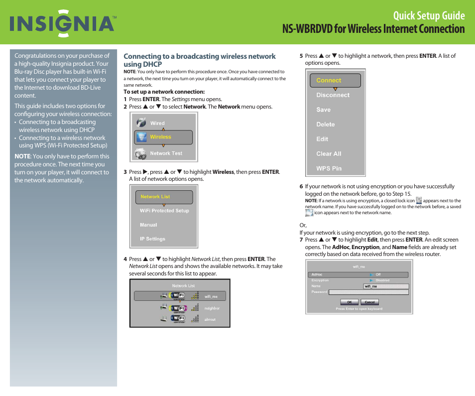 Insignia 09-0929 User Manual | 2 pages