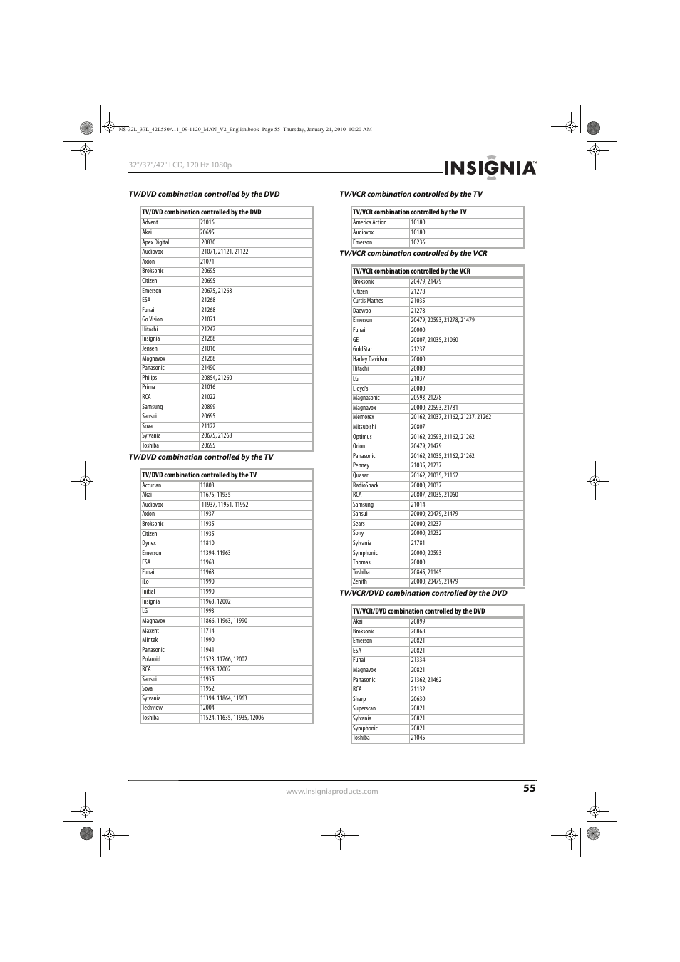 Insignia NS-32L550A11 User Manual | Page 59 / 68