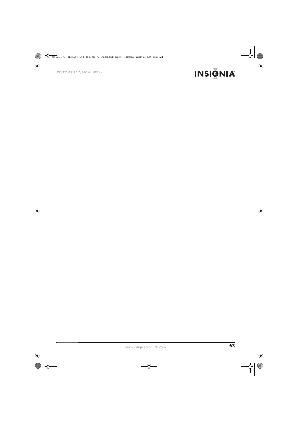 Insignia NS-32L550A11 User Manual | Page 67 / 68