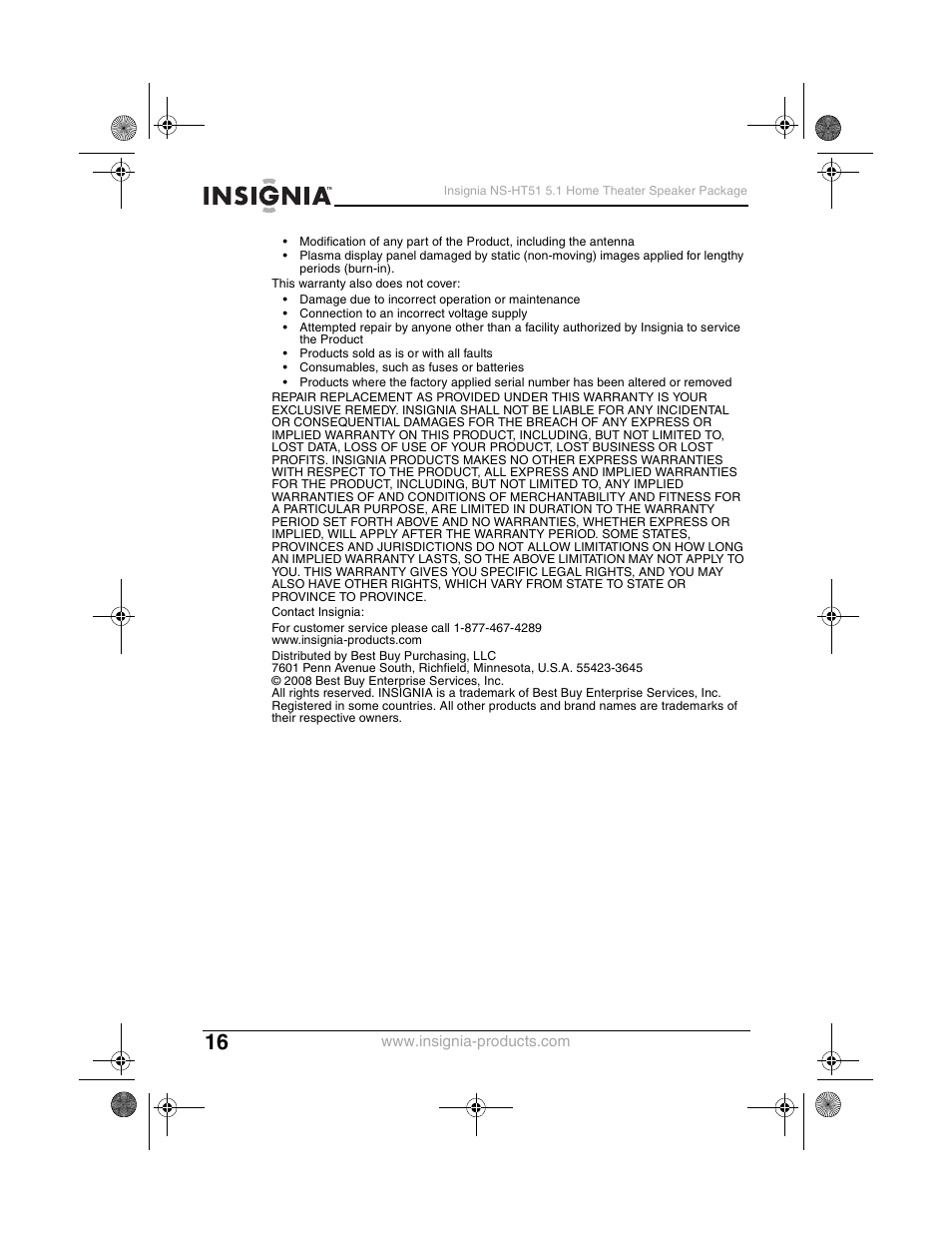 Insignia NS-HT51 User Manual | Page 18 / 52