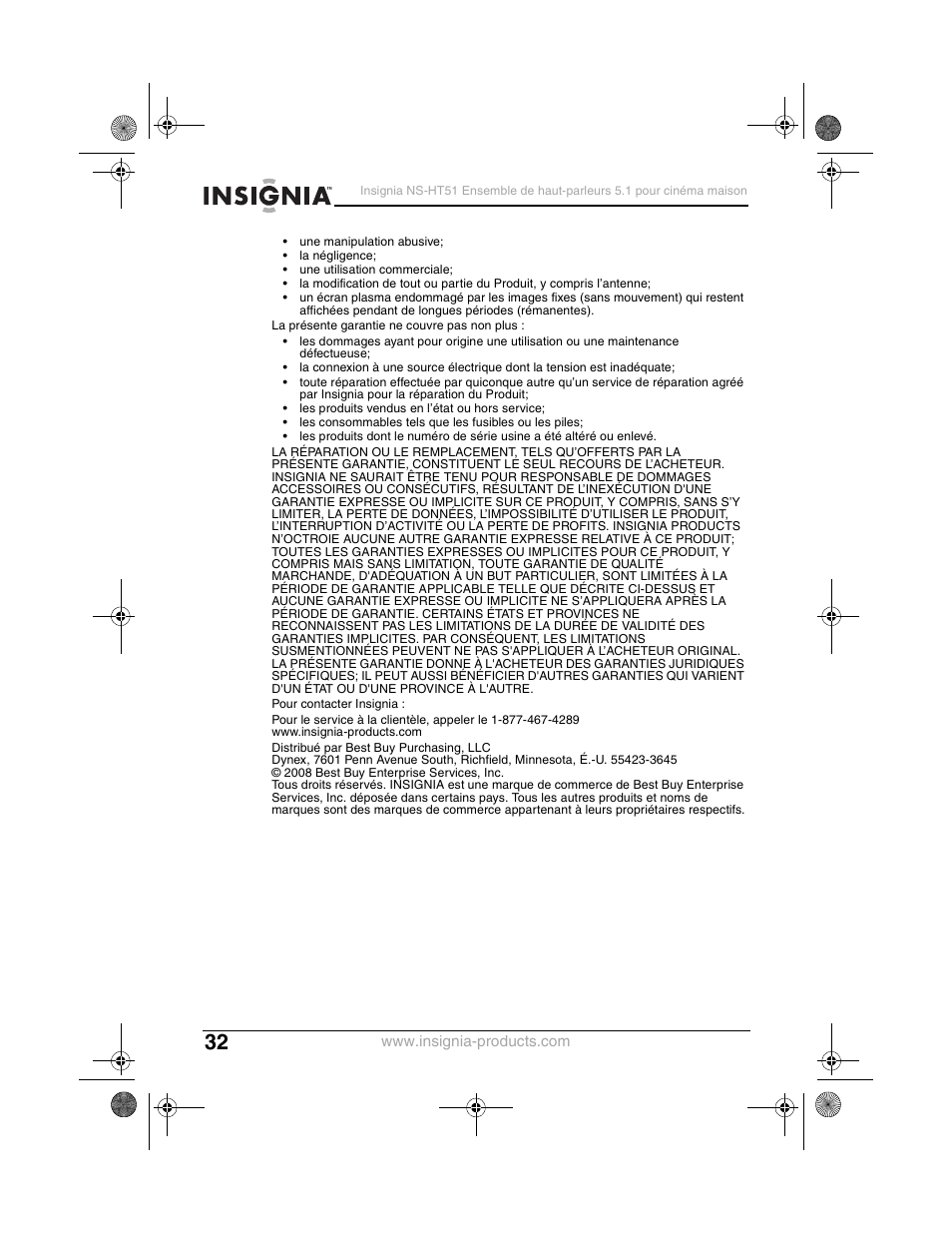 Insignia NS-HT51 User Manual | Page 34 / 52