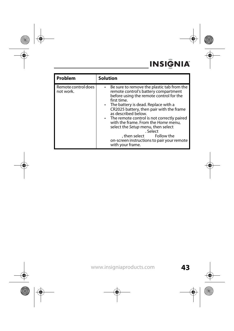 Insignia NS-DPF8PR User Manual | Page 45 / 52
