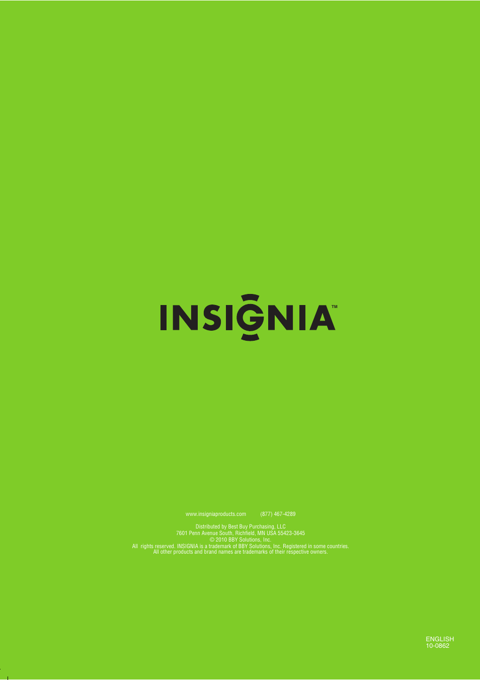 Insignia NS-DCC5HB09 User Manual | Page 34 / 34
