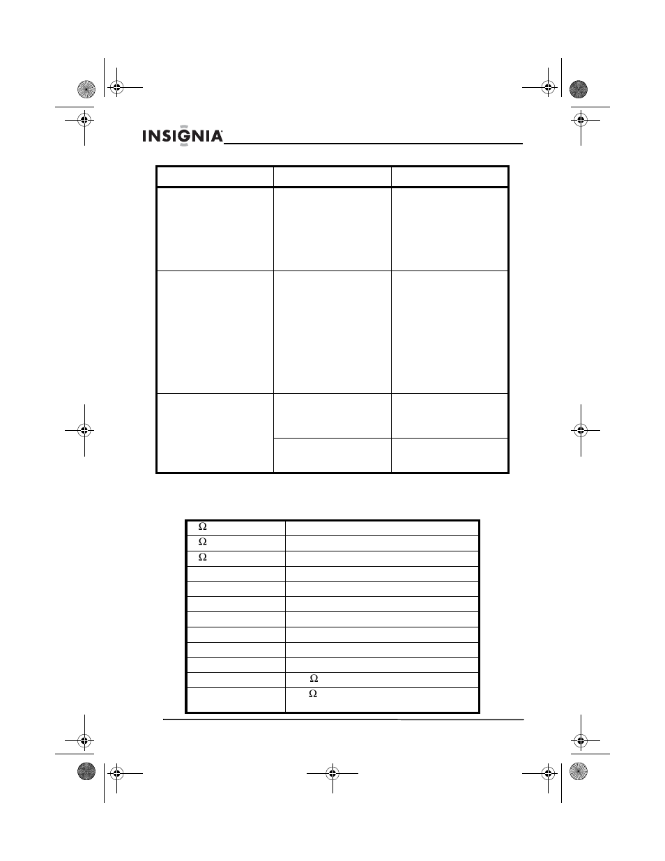 Specifications | Insignia NS-A1200 User Manual | Page 16 / 62