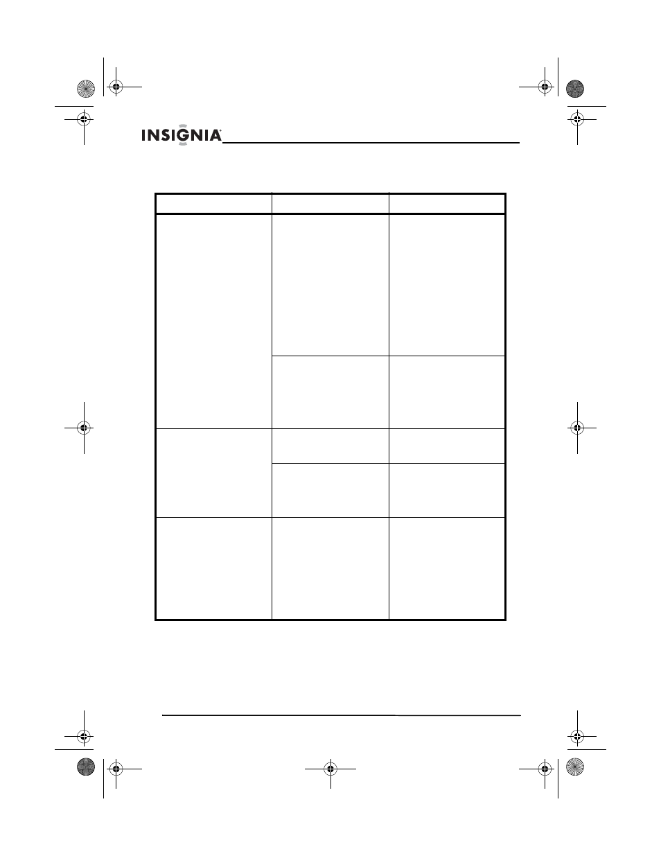 Localización y corrección de fallas | Insignia NS-A1200 User Manual | Page 56 / 62