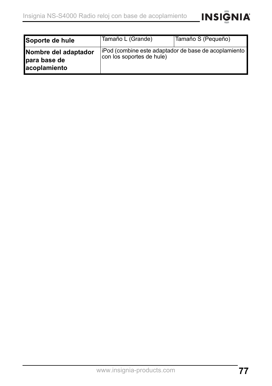 Insignia NS-S4000 User Manual | Page 77 / 94