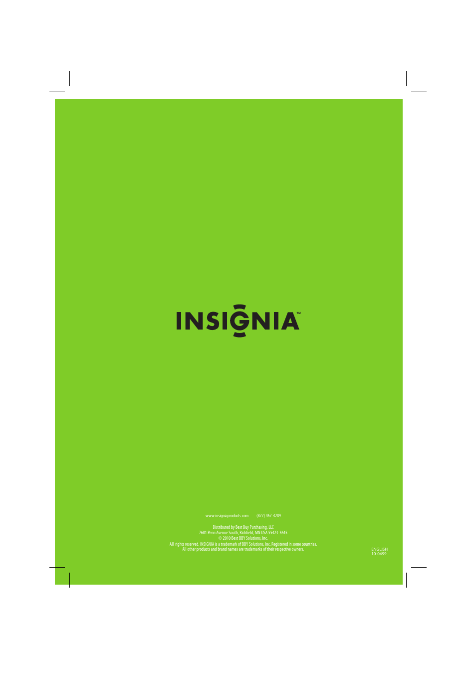 Insignia 10-0499 User Manual | Page 28 / 28