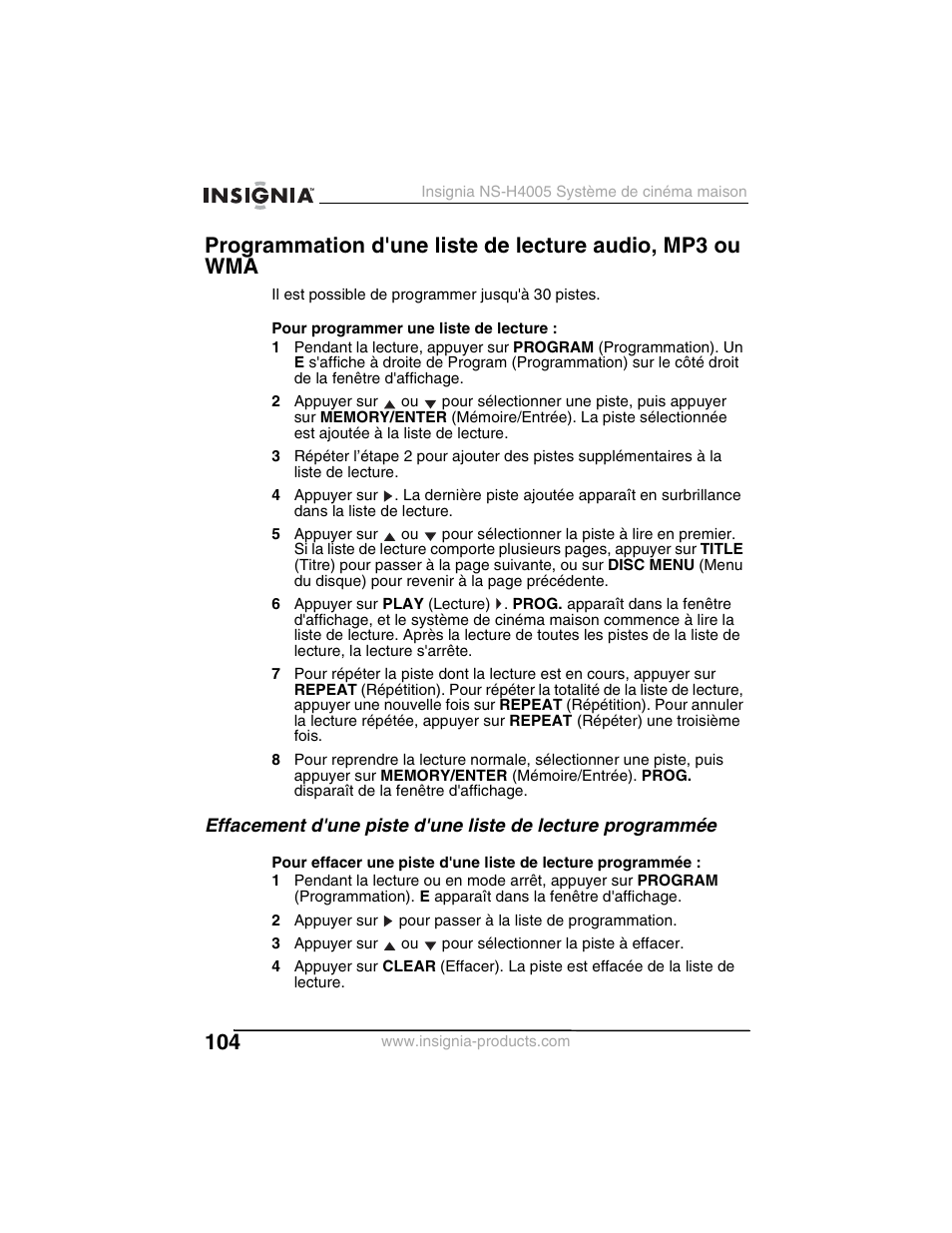 Insignia NS-H4005 User Manual | Page 106 / 208