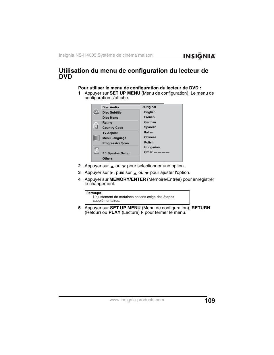 Insignia NS-H4005 User Manual | Page 111 / 208