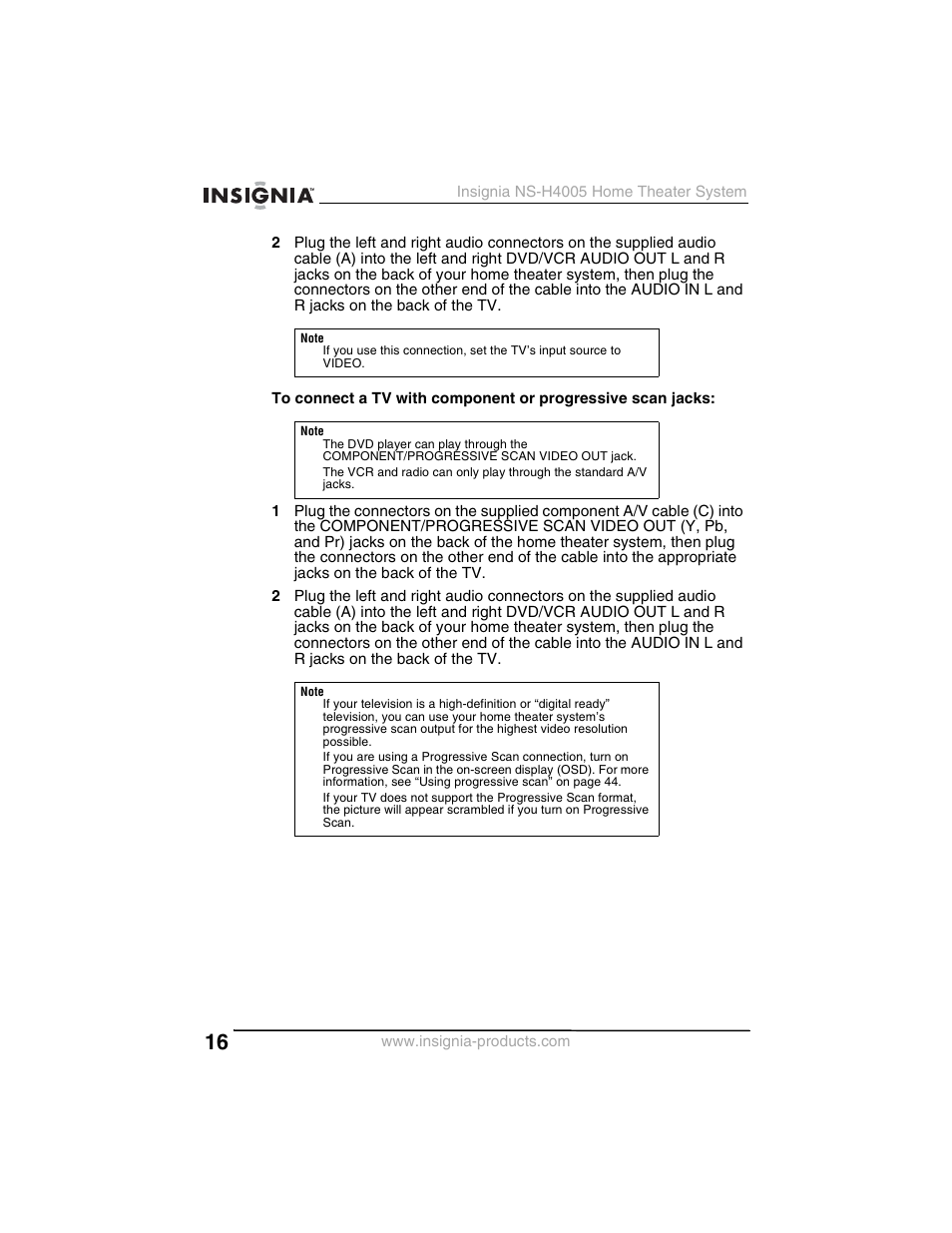 Insignia NS-H4005 User Manual | Page 18 / 208