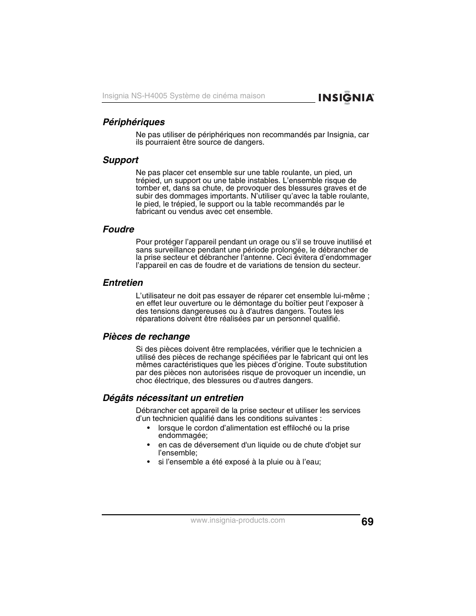 Insignia NS-H4005 User Manual | Page 71 / 208