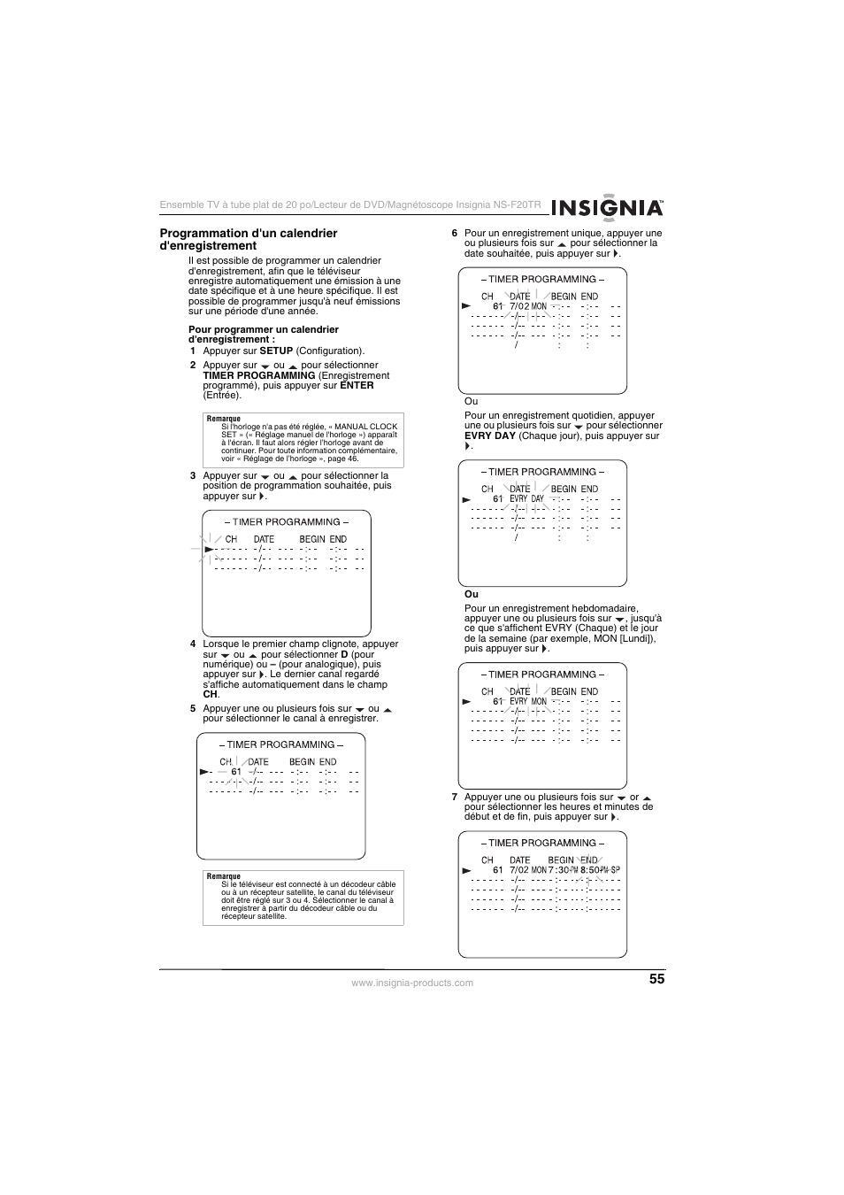 Insignia NS-F20TR User Manual | Page 55 / 112
