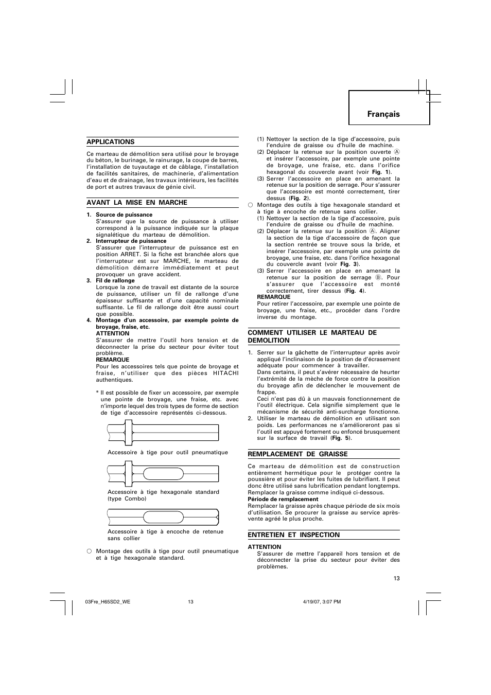 Français | Insignia H 65SD2 User Manual | Page 14 / 41