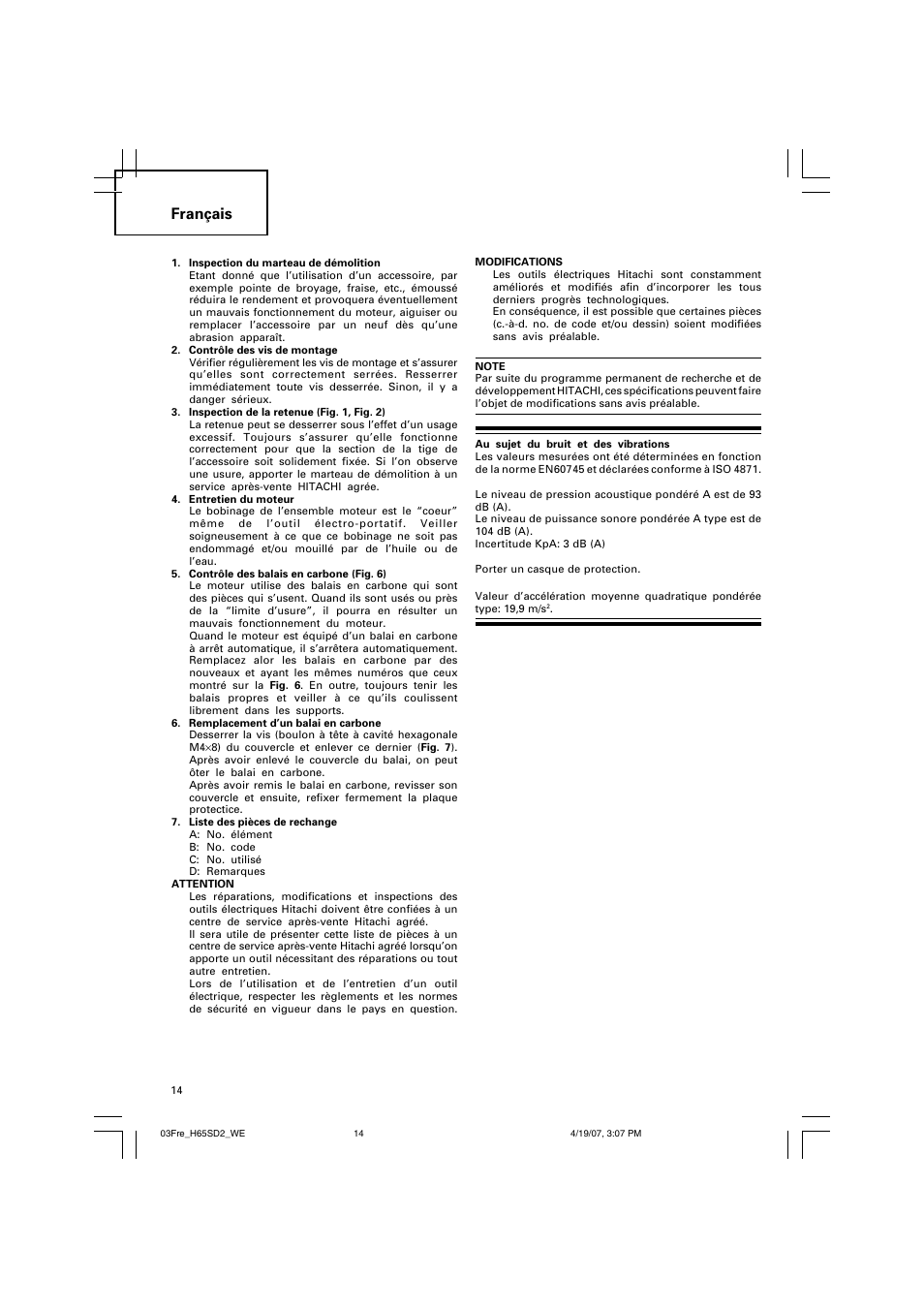 Français | Insignia H 65SD2 User Manual | Page 15 / 41