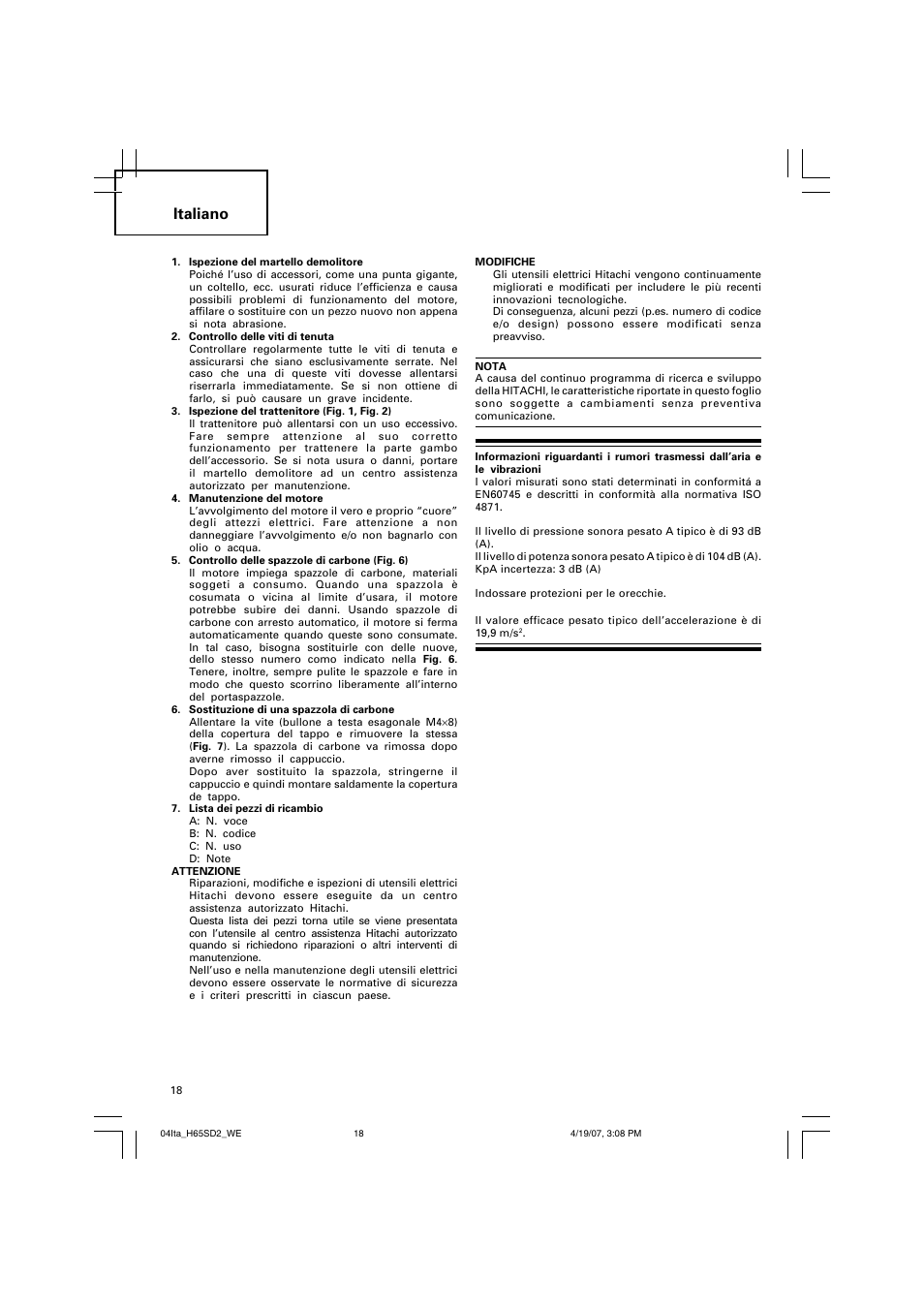 Italiano | Insignia H 65SD2 User Manual | Page 19 / 41