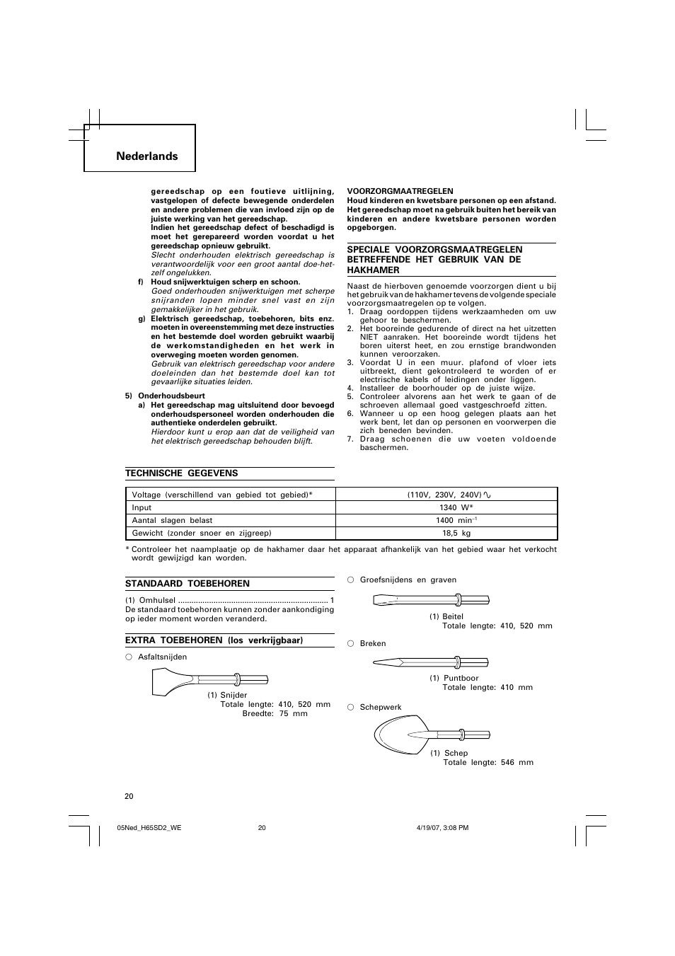 Nederlands | Insignia H 65SD2 User Manual | Page 21 / 41