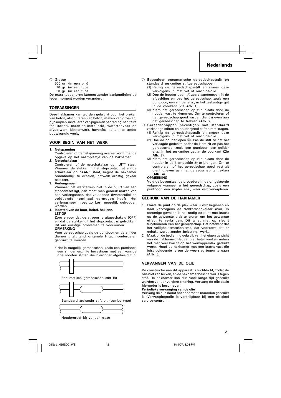 Nederlands | Insignia H 65SD2 User Manual | Page 22 / 41