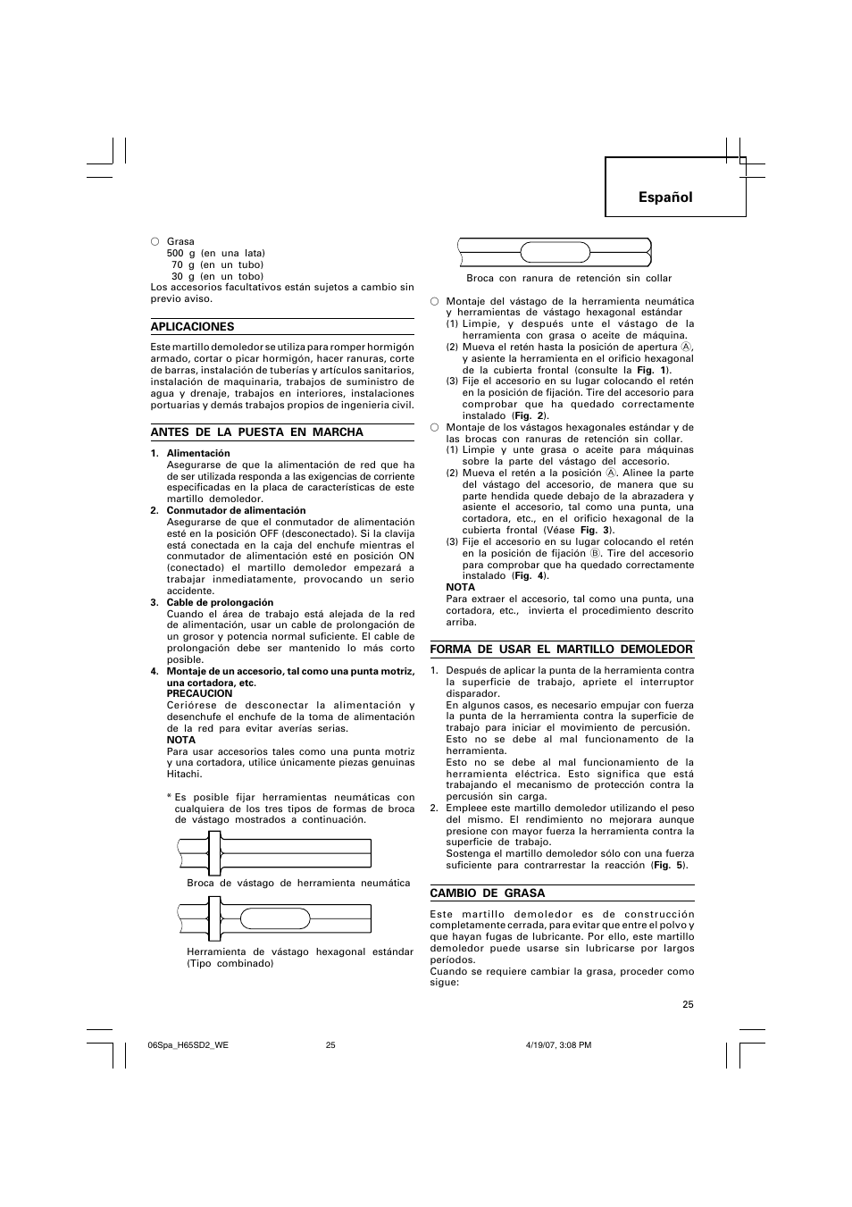 Español | Insignia H 65SD2 User Manual | Page 26 / 41