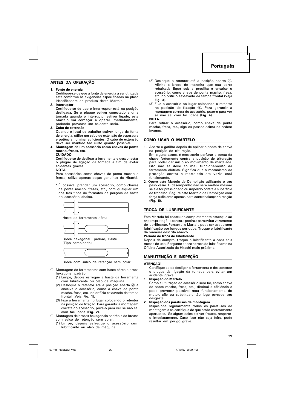 Português | Insignia H 65SD2 User Manual | Page 30 / 41